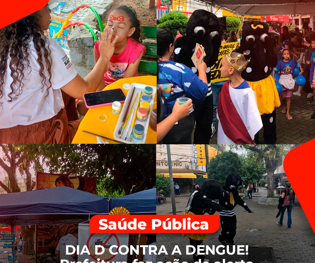 População participa de ação educativa contra dengue em Guaratinguetá durante o Dia D